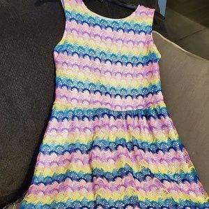 Beautiful thin crochet like Girls dress.